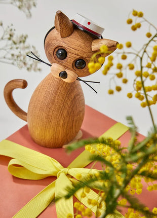 Spring Copenhagen Lucky kat eikenhout