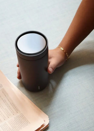 675-1-1 Stelton To Go Click thermosbeker 200ml mat zwart