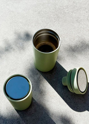675-51 Stelton To Go Click thermosbeker 200ml mat varen groen