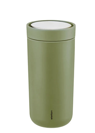 685-51 Stelton To Go Click thermosbeker 400ml mat varen groen
