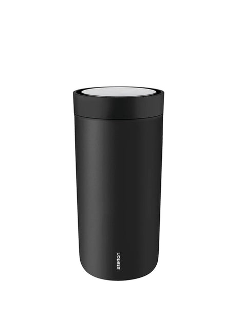 Stelton To Go Click thermosbeker 400ml mat zwart