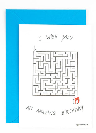 Ansichtkaart / Wenskaart - verjaardag - Amazing Birthday