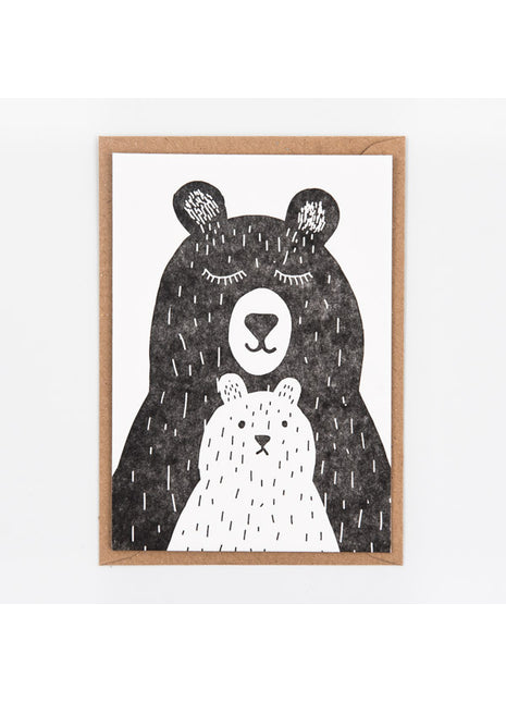 Ansichtkaart / Wenskaart - algemeen - Two Bears