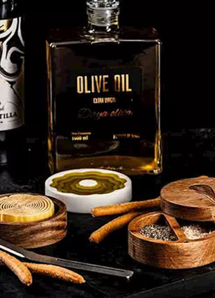 Style de Vie Olijfolieschaaltje met boter- en peper/zoutbakjes