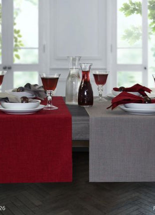 Sander Loft tafelkleed 150x250 - nr. 26 wijnrood / rood