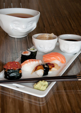 Tassen - Happy Faces schaal set 3 Lachen & Lekker 100ml