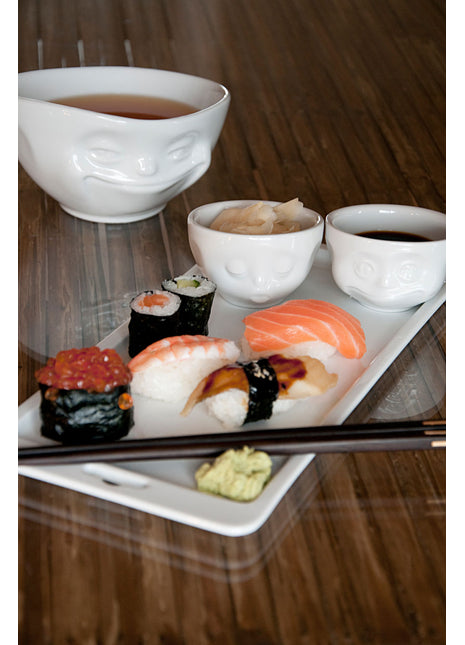 Tassen - Happy Faces schaal set 3 Lachen & Lekker 100ml