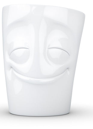 Tassen - Happy Faces - mok met oor - cheery wit T.01.83.01 58products