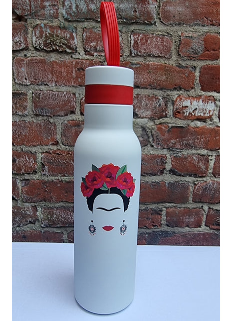 Piu Forty thermosfles +planet metalen drinkfles Frida Kahlo