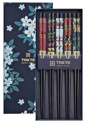 17948 Tokyo Design Studio Cherry Blossom Blue sushi sticks / chopsticks