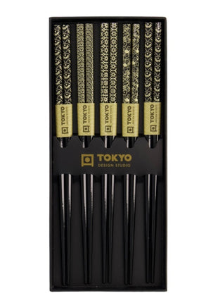 21397 Tokyo Design Studio Square zwart eetstokjes / chopsticks