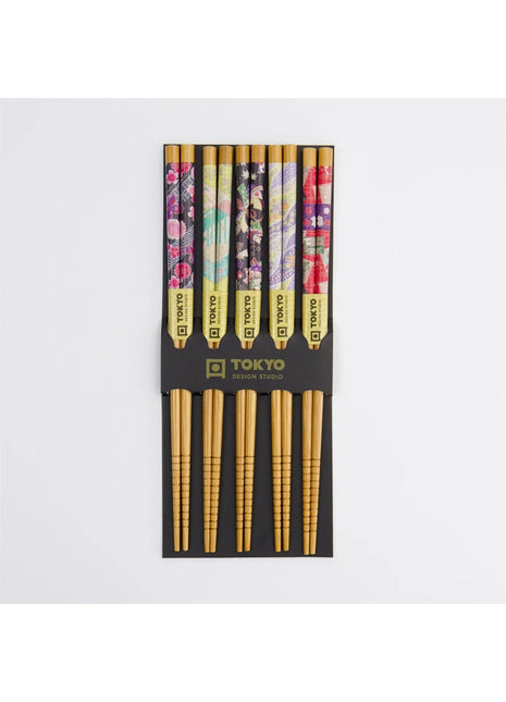 17921 Tokyo Design Studio Flowers sushi eetstokjes