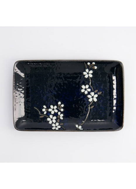 22116 Tokyo Design Sakura sushi plate cobalt blauw