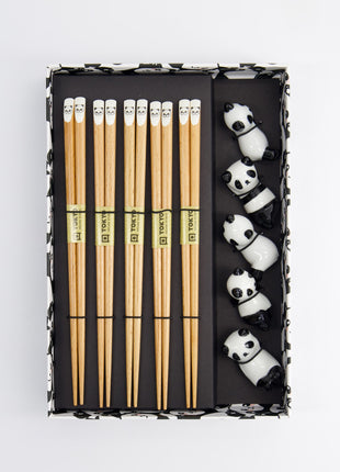 22585 Tokyo Design Studio chopstick eetstokjes giftset Panda