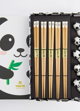22585 Tokyo Design Studio chopstick eetstokjes giftset Panda