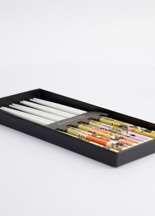 8445 Tokyo Design Studio chopstick eetsotkjes giftset Geisha wit