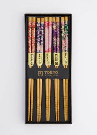 4811 Tokyo Design Studio chopstick eetsotkjes giftset Sakura Patterns