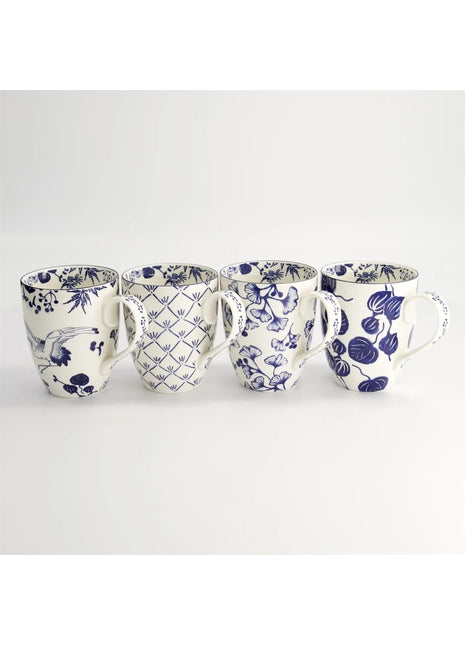 16975 Tokyo Design Studio Flora Japonica mokken met oor 4 stuks - kado set