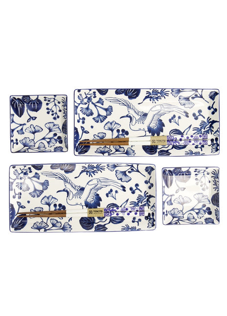 Tokyo Design Studio Flora Japonica sushi gift set 2 personen