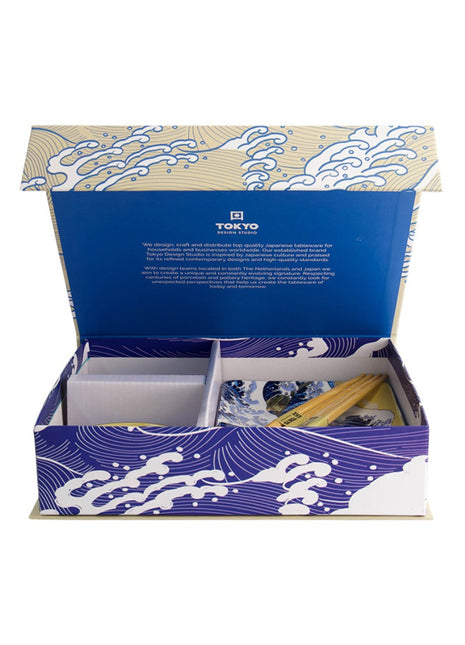 21679 Tokyo Design Studio Hokusai sushi gift set 2 personen