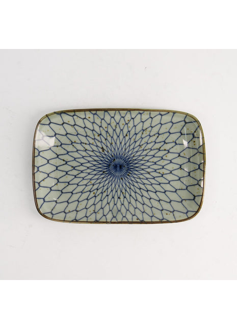 20966 Tokyo Design Mashiko rechthoekig schaal Mesh Blauw