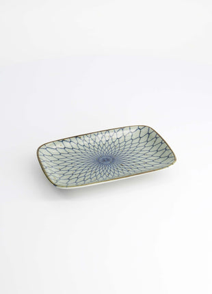 20966 Tokyo Design Mashiko rechthoekig schaal Mesh Blauw