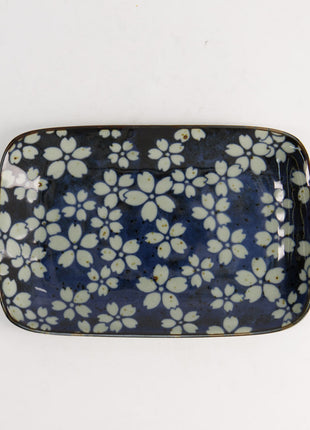 20969 Tokyo Design Mashiko rechthoekig schaal Sakura Blauw