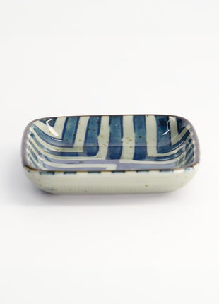 Tokyo Design Mashiko schaal vierkant Yokomino Blauw