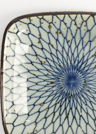 20607 Tokyo Design Mashiko schaal vierkant Mesh Blauw