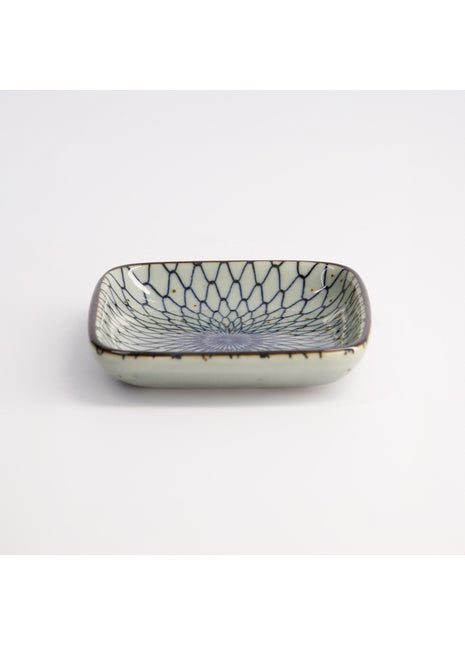 20607 Tokyo Design Mashiko schaal vierkant Mesh Blauw