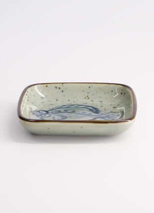 20611 Tokyo Design Mashiko schaal vierkant Schol Blauw