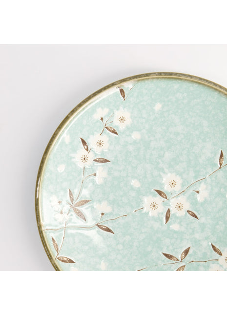 Tokyo Design Sakura bord lichtblauw 26 cm