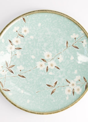 Tokyo Design Sakura bord lichtblauw 26 cm