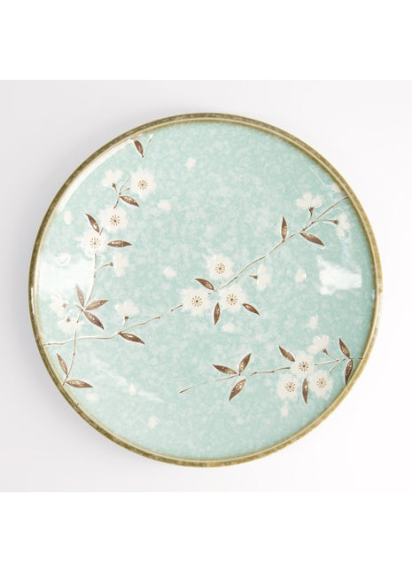 Tokyo Design Sakura bord lichtblauw 26 cm