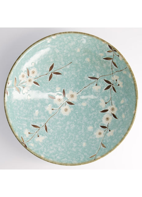 21587 Tokyo Design Sakura schaal  lichtblauw 24 cm