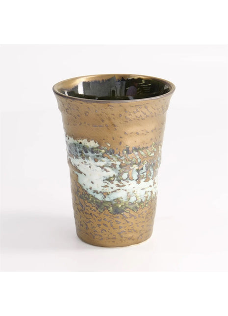 21812 Tokyo Design Studio Craft theekop / mok brush oribe groen 280 ml