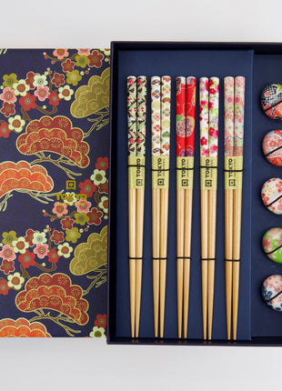 17905 Tokyo Design Studio chopsticks / eetstokjes kado set KZ3