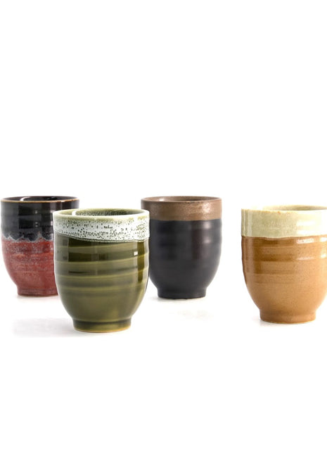 20914 Tokyo Design Studio Shizen theekopjes / koffiekopjes 200ml - 4 stuks