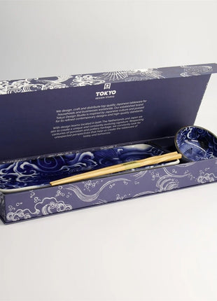 21519 Tokyo Design Studio sushi set karper blauw