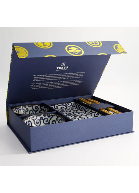 22508 Tokyo Design Studio Sushi gift set Ten Karakusa - 2 personen, 8pcs