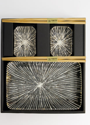 33847 Tokyo Design Tokusa Sushi Giftset eetstokjes zwart 6 delig
