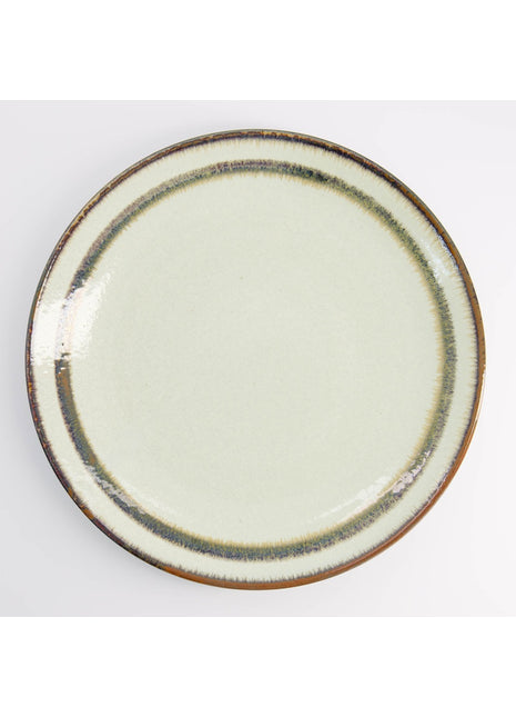 21452 Tokyo Design Wasabi rond dinerbord beige 28.5 cm