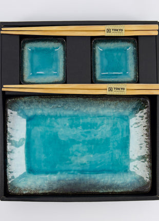 33601 Tokyo Design Yamasaku Sky Blauw Sushi Giftset 6 delig