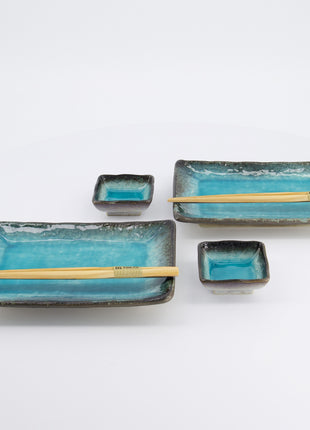 33601 Tokyo Design Yamasaku Sky Blauw Sushi Giftset 6 delig