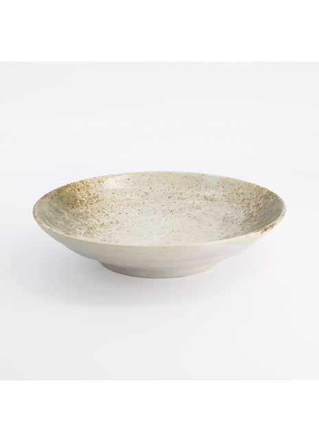 21416 Tokyo Design Yukishino diep bord bruin/wit 23cm