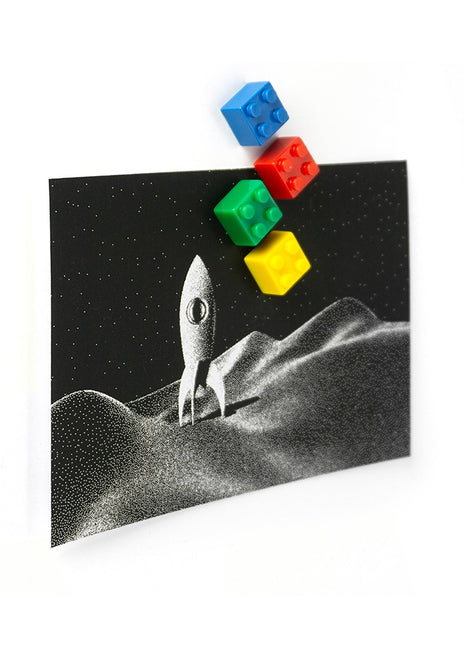 Trendform Brick sterke magneten bouwstenen 4 stuks