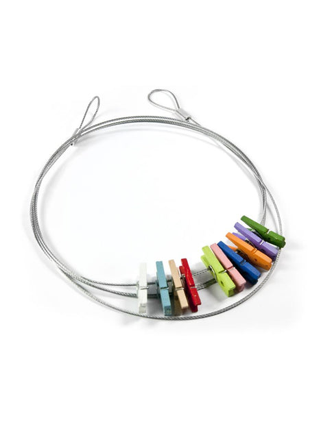 TF2206 Trendform fotokoord gekleurde knijpers 10 stuks