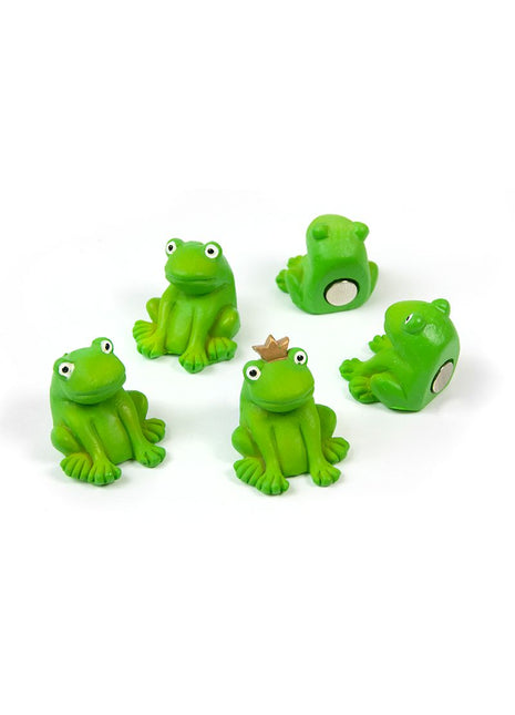 FA4610 Trendform sterke magneten Frog kikker - 5 stuks