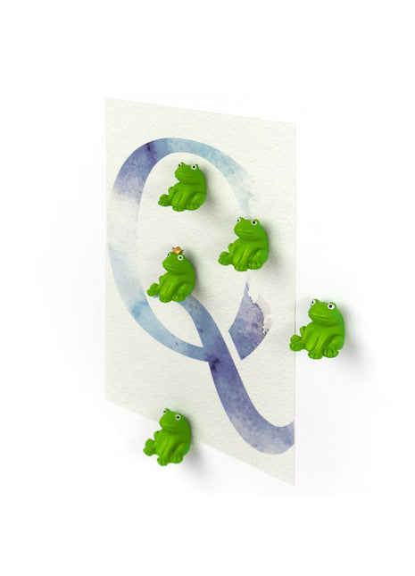 FA4610 Trendform sterke magneten Frog kikker - 5 stuks