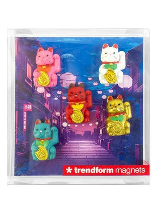 FA4459 Trendform sterke magneten Lucky Cat - 5 stuks